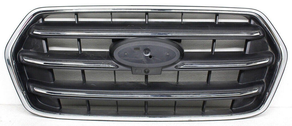 GRILLE FR TEXTURED BLACK BARS W/CHROME MOLDING/CAMERA W/O EMBLEM