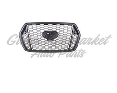 GRILLE FR TEXTURED BLACK MESH TYPE W/O CHROME MOLDING/CAMERA/EMBLEM