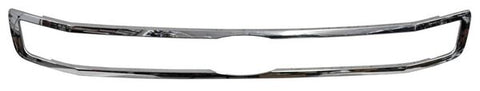 GRILLE MOULDING OUTER CENTER FRAME SATIN ALUMINIUM FINISH PLATINUM EDITION MODEL