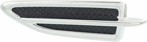 FENDER INSERT FR LH CHROME/BLACK TO 2/25/14 PRODUCTION DATE