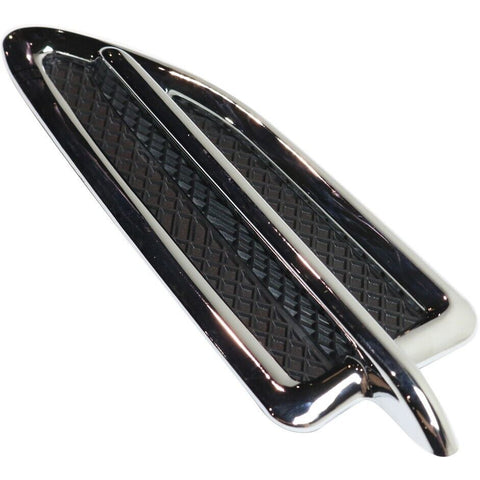 FENDER INSERT FR RH CHROME/BLACK TO 2/25/14 PRODUCTION DATE