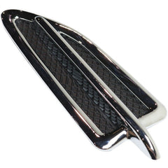 FENDER INSERT FR RH CHROME/BLACK TO 2/25/14 PRODUCTION DATE