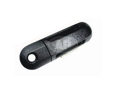 DOOR HANDLE FR LH OUTER TEXTURED W/KEYHOLE