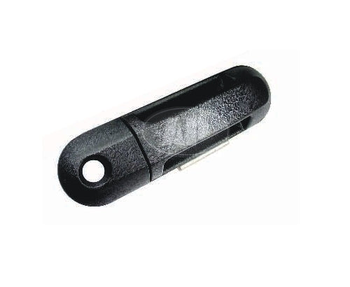 DOOR HANDLE FR LH OUTER TEXTURED W/KEYHOLE
