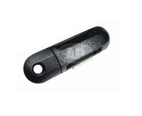 DOOR HANDLE FR LH OUTER TEXTURED W/KEYHOLE