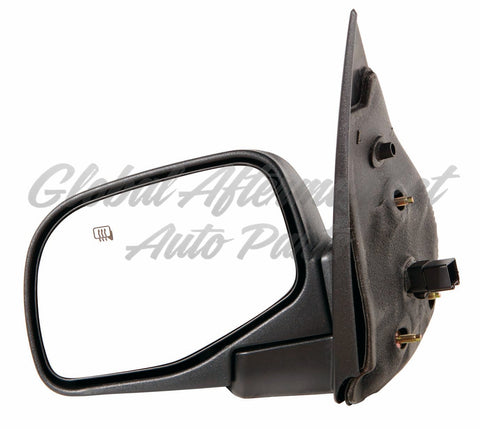 DOOR MIRROR LH POWER HTD W/PUDDLE LAMP HTD TEXTURED