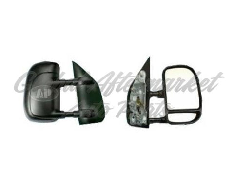 DOOR MIRROR LH MANUAL TEXTURED BLACK (TELESCOPE TYPE)