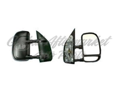 DOOR MIRROR LH MANUAL TEXTURED BLACK (TELESCOPE TYPE)