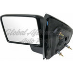 DOOR MIRROR LH MANUAL STD SQUARE DESIGN TEXTURED — photo 1