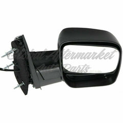 DOOR MIRROR LH POWER TEXTURED W/DUAL GLASS
