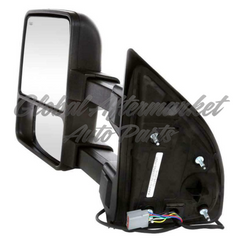 DOOR MIRROR LH POWER HTD TEXTURED W/SIGNAL/FOLDING