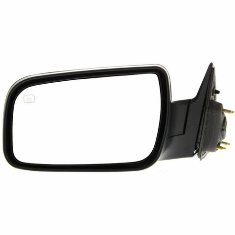 DOOR MIRROR LH POWER HTD BLACK W/O MEMORY