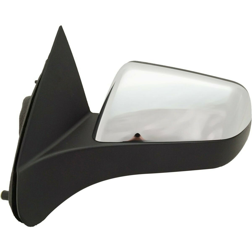 DOOR MIRROR LH POWER HTD W/CHROME COVER