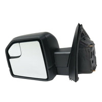 DOOR MIRROR LH MANUAL STANDARD TYPE FLAT GLASS W/BLIND SPOT TEXTURED
