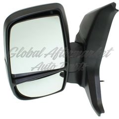 DOOR MIRROR LH MANUAL TEXTURED W/SHORT ARM W/MEDIUM/HIGH ROOF