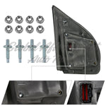 DOOR MIRROR LH MANUAL TOW W/TEXTURED CAP — photo 2