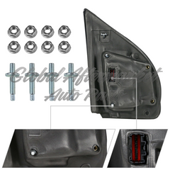DOOR MIRROR LH MANUAL TOW W/TEXTURED CAP