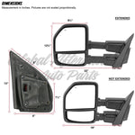 DOOR MIRROR LH MANUAL TOW W/TEXTURED CAP — photo 3
