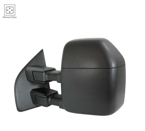 DOOR MIRROR LH MANUAL TOW W/TEXTURED CAP