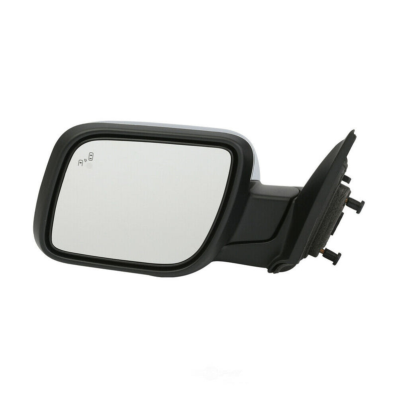 DOOR MIRROR LH HTD W/MEMORY/SIGNAL/PUDDLE LAMP/POWER FOLD CHROME