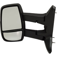 DOOR MIRROR LH MANUAL TEXTURED W/BLIND SPOT/LONG ARM