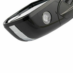 DOOR MIRROR LH POWER HTD W/O SIGNAL/BLIND SPOT BLACK SMOOTH