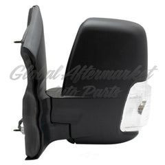 DOOR MIRROR LH POWER TEXTURED SHORT ARM 12 PIN CONNECTOR W/SIGNAL/BLIND SPOT/POWER FOLD FOR LOW ROOF