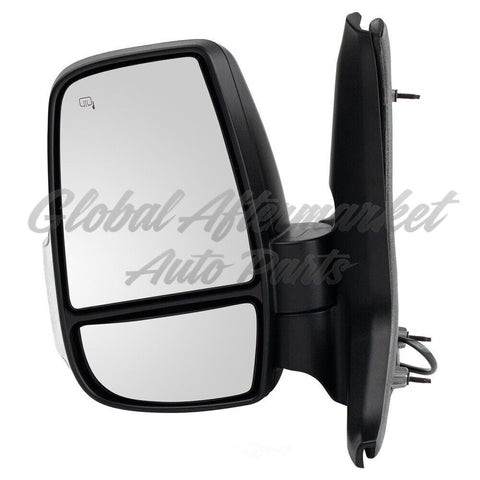 DOOR MIRROR LH POWER TEXTURED SHORT ARM 12 PIN CONNECTOR W/SIGNAL FOR MEDIUM/HIGH ROOF