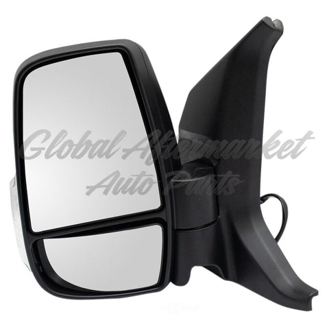 DOOR MIRROR LH POWER TEXTURED SHORT ARM 12 PIN CONNECTOR W/SIGNAL/BLIND SPOT/POWER FOLD FOR MEDIUM/HIGH ROOF