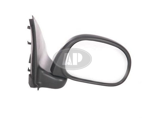 DOOR MIRROR RH MANUAL RECTANGULAR STYLE BLACK TEXTURED TO 2/11/02
