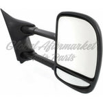 DOOR MIRROR RH POWER TEXTURED DUAL ARM/GLASS TELESCOPIC TYPE ROUND PLUG — photo 3