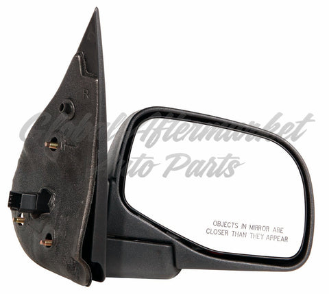 DOOR MIRROR RH POWER W/PUDDLE LAMP W/O HEAT TEXTURED
