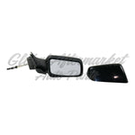 DOOR MIRROR RH MANUAL USA BUILT W/TEXTURED COVER WITH 4 RIDGES PATTERN ON TOP OF COVER — photo 1