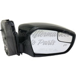 DOOR MIRROR RH POWER HTD W/SPOTTER GLASS W/O BLIND SPOT/SIGNAL — photo 2