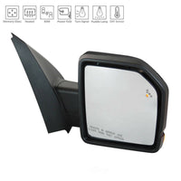 DOOR MIRROR RH POWER PTM HTD W/MEMORY/SIGNAL/BLIND SPOT/PUDDLE LAMP/POWER FOLD