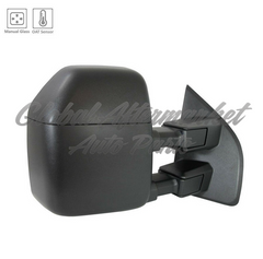 DOOR MIRROR RH MANUAL TOW W/TEMPERATURE SENSOR/ TEXTURED CAP