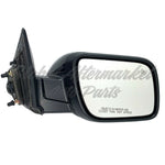 DOOR MIRROR RH POWER HTD BLACK W/PUDDLE LAMP/MEMORY/SIGNAL/BLIND SPOT — photo 1
