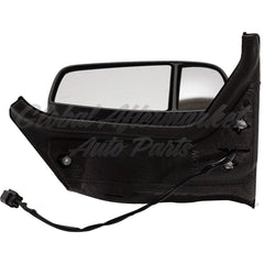 DOOR MIRROR RH POWER TEXTURED W/BLIND SPOT/LONG ARM
