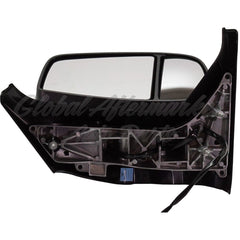DOOR MIRROR RH POWER TEXTURED W/BLIND SPOT/LONG ARM