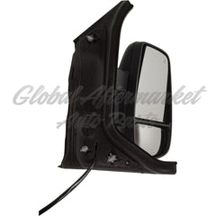 DOOR MIRROR RH POWER HTD TEXTURED W/BLIND SPOT/SIGNAL/LONG ARM