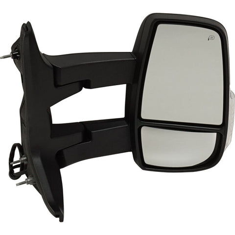 DOOR MIRROR RH POWER HTD TEXTURED W/BLIND SPOT/SIGNAL/LONG ARM