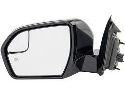 DOOR MIRROR RH POWER HTD W/O SIGNAL/BLIND SPOT BLACK SMOOTH