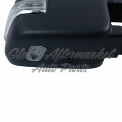 DOOR MIRROR RH POWER DUAL HTD W/MEMORY/SIGNAL/SIDE MARKER/PUDDLE LAMP/TEMPERATURE CONTROL/POWER FOLD EXTEND TOW TYPE