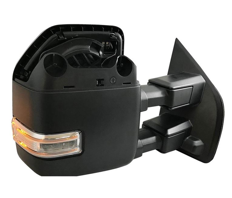 DOOR MIRROR RH POWER DUAL HTD W/MEMORY/SIGNAL/SIDE MARKER/PUDDLE LAMP/BLIND SPOT/POWER FOLD EXTEND TOW TYPE