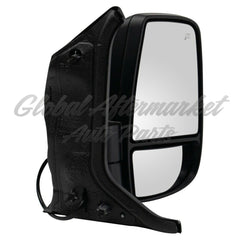 DOOR MIRROR RH POWER TEXTURED SHORT ARM 12 PIN CONNECTOR W/SIGNAL FOR LOW ROOF