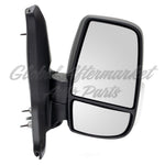 DOOR MIRROR RH POWER TEXTURED SHORT ARM 12 PIN CONNECTOR W/SIGNAL/BLIND SPOT/POWER FOLD FOR LOW ROOF — photo 1