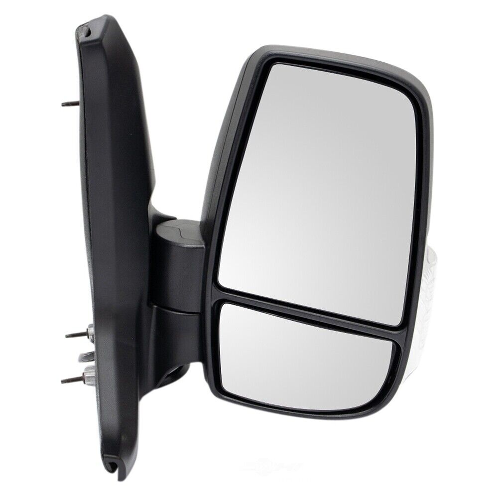 DOOR MIRROR RH POWER TEXTURED SHORT ARM 12 PIN CONNECTOR W/SIGNAL/BLIND SPOT/POWER FOLD FOR LOW ROOF