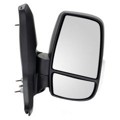 DOOR MIRROR RH POWER TEXTURED SHORT ARM 12 PIN CONNECTOR W/SIGNAL/BLIND SPOT/POWER FOLD FOR LOW ROOF