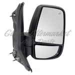 DOOR MIRROR RH POWER TEXTURED SHORT ARM 12 PIN CONNECTOR W/SIGNAL FOR MEDIUM/HIGH ROOF — photo 2