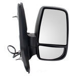 DOOR MIRROR RH POWER TEXTURED SHORT ARM 12 PIN CONNECTOR W/SIGNAL/BLIND SPOT/POWER FOLD FOR MEDIUM/HIGH ROOF — photo 1